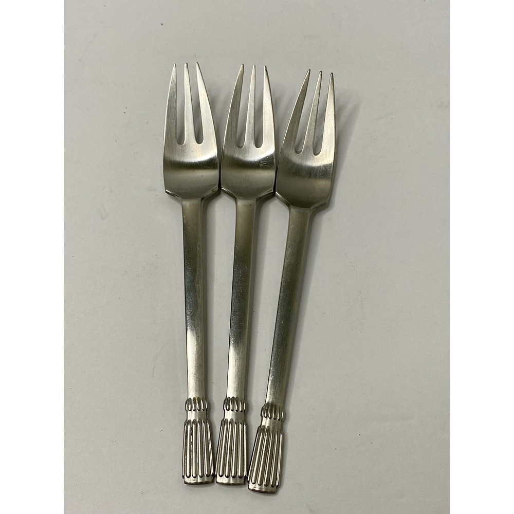 Dansk Designs Thor Stainless Finland Salad Fork Lot Of 3 Replacements